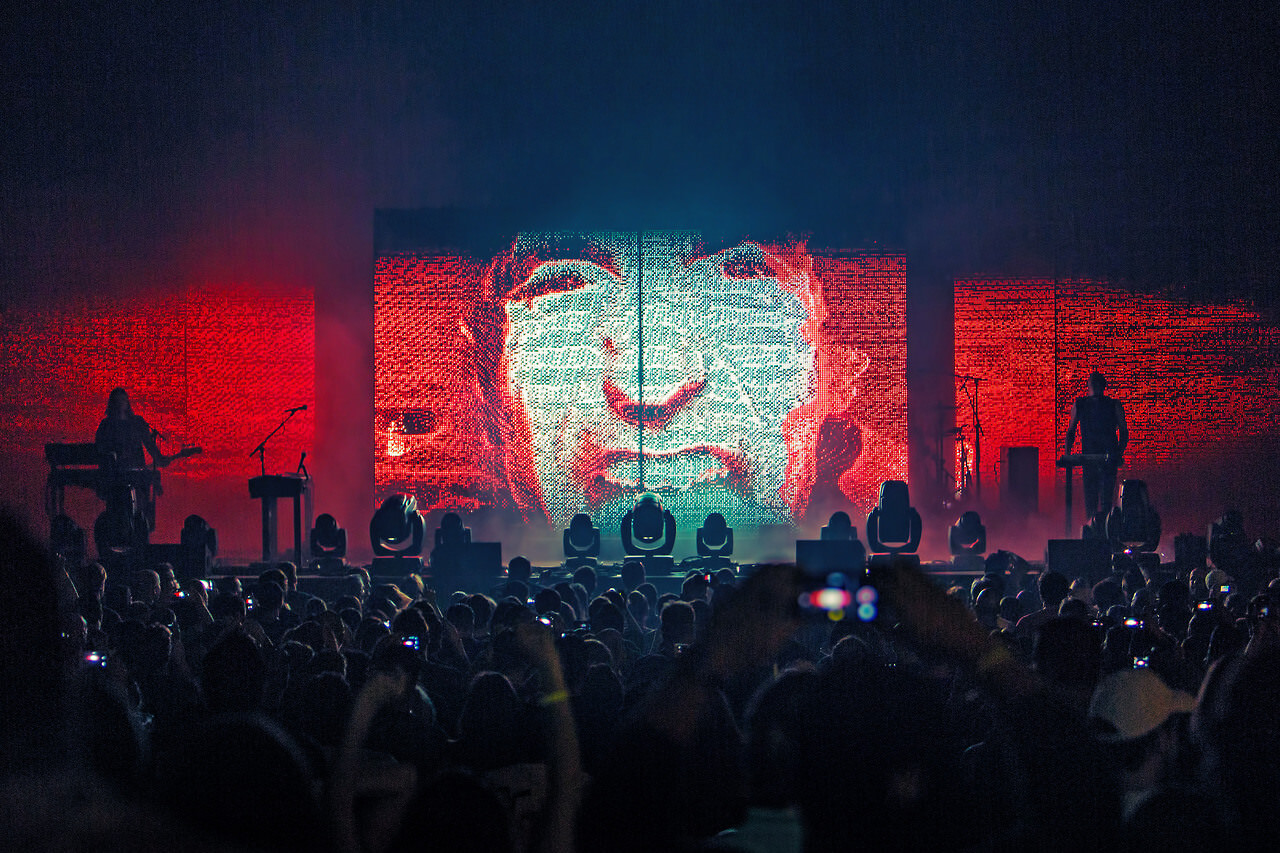 Nine Inch Nails, Tension Tour in Festivals | Moment Factory