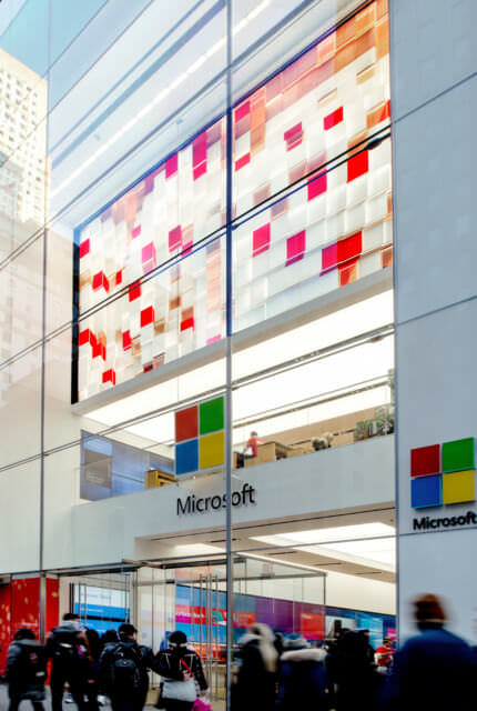 Microsoft's first flagship store in Europe launches with immersive digital  content from Moment Factory