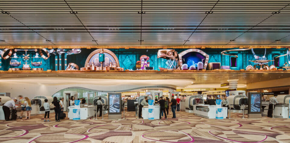 4K】Now Open! Changi Airport Terminal 4, Singapore, Cinematic Virtual Tour