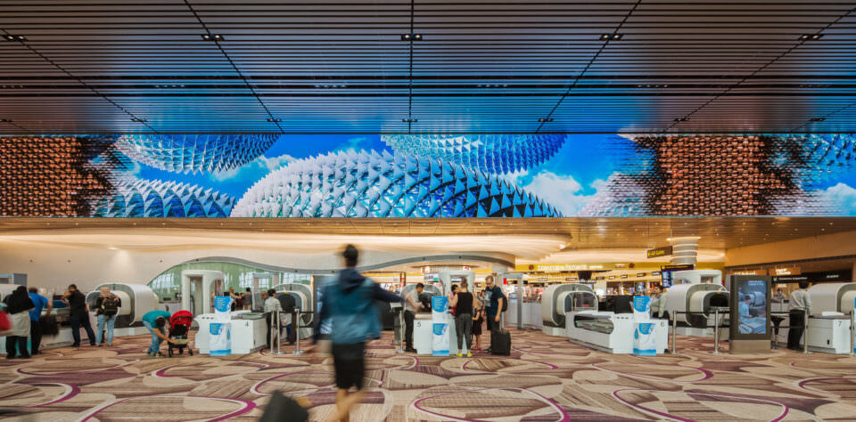 Changi Airport's Terminal 4 Theatre of experience