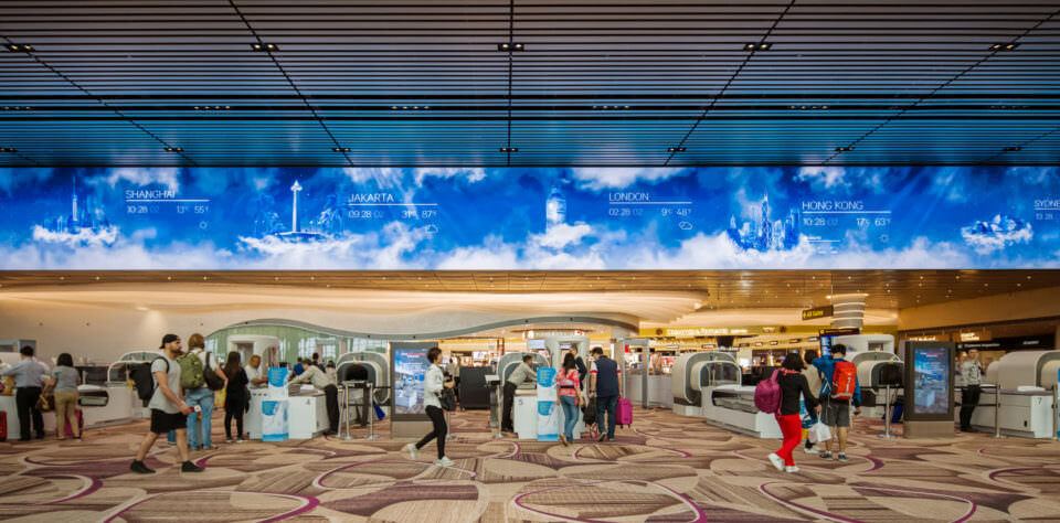 Changi Airport's Terminal 4  Changi, In this moment, Airports terminal