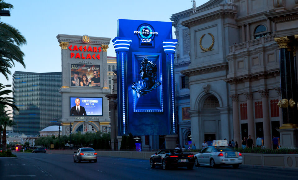 New 85 FOOT Digital Marquee – The Forum Shops at Caesars Palace - Yaham