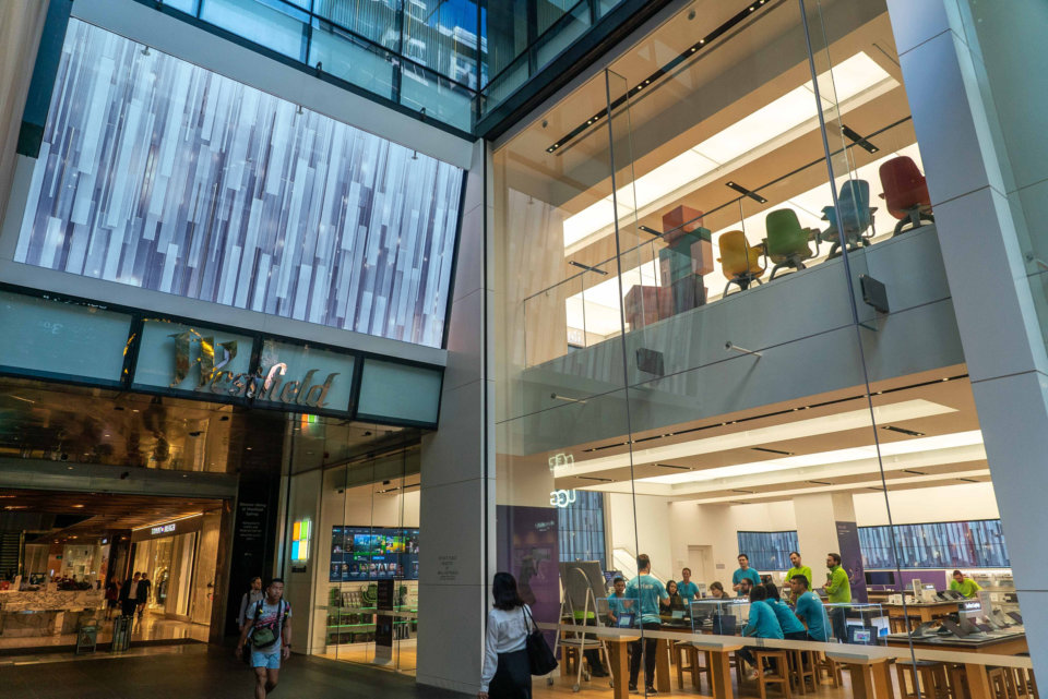 Microsoft's first flagship store in Europe launches with immersive digital  content from Moment Factory